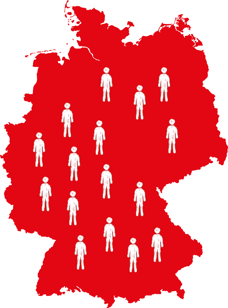 Karte von Deutschland